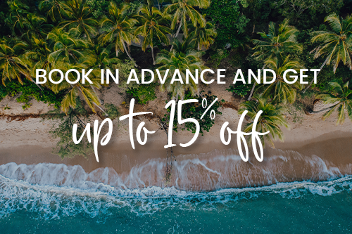 Up to 15% Off Book Early & Save